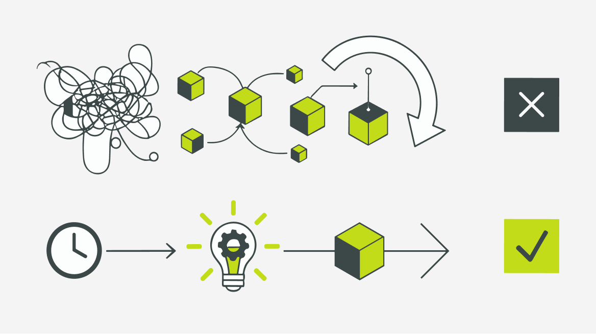 From complexity to rapid iteration illustration